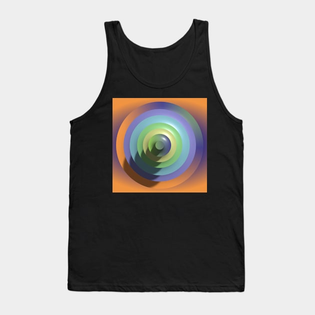 Bulls eye Tank Top by oscargml